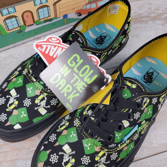 Vans X Simpsons Authentic Glow Bart - Picture 3 of 8